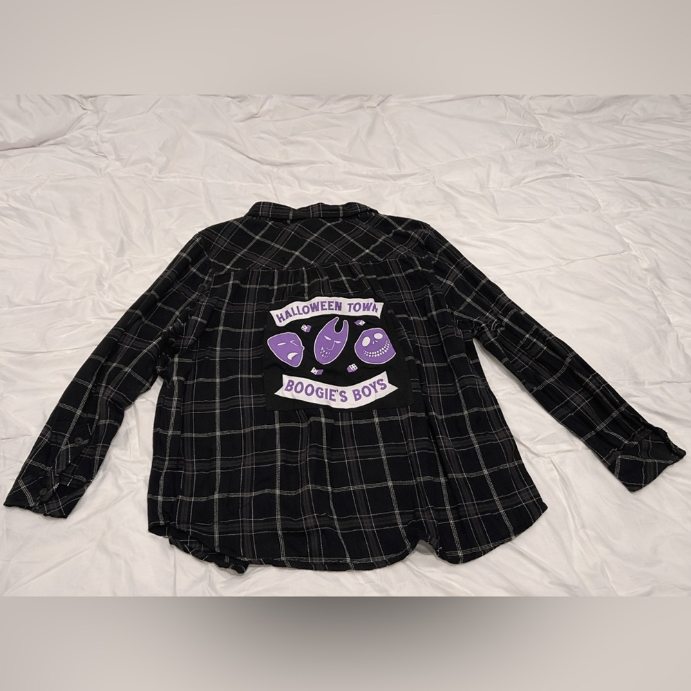 Torrid Disney Nightmare Before Christmas Plaid Shirt - Boogie’s Boys